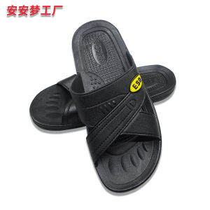 Anti-Static Slippers Soft Soled Thickening Dust-Free Workshop ESD Slippers Mens and Womens Blue and White Electronics Factory Working Factory