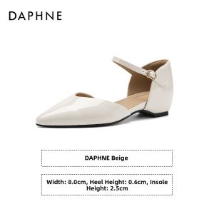 Daphne | Pointed-Toe Flat Soft-Sole Hidden Heel Summer Sandals