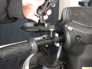 Motowolf V3 Cellphone Holder with 360° Rotation for Handlebar or Mirror Mount