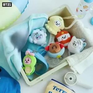 Line Friends | Móc Khóa BT21 Ocean Friends Series Mặt Dây Chuyền Búp Bê Dễ Thương Dùng Trang Trí Đồ Dùng Hàng Ngày Du Lịch Quà Tặng Dành Cho Trẻ Em Từ 14 Tuổi Trở Lên Đồ Dùng Gia Đình Hoạt Hình.