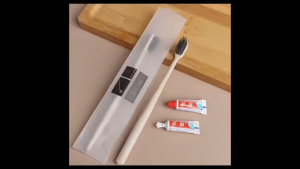 【50/100 Set】Disposable Hotel/Homestay/AirBNB Travel 2 in 1 Toothbrush Toothpaste Set Dental Kit