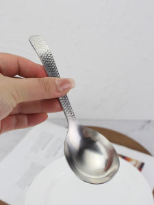 Thìa Ăn Súp Miệng Lớn Kiểu Nhật 18/10 Bằng Thép Không Gỉ Dày 304 Thìa Ăn Súp Đậu Phụ Thìa Ăn Cơm Thìa Ăn Súp Kiểu Nhật