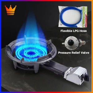 Gas Stove Heavy Duty Burner Gas Stove Single Cast iron Burner Automatic Ignition liquefied petroleum Burner