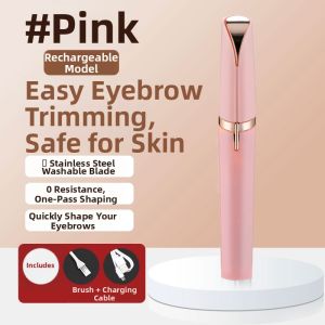 YILALI | Automatic Rechargeable Water-resistant Eyebrow Trimmer
