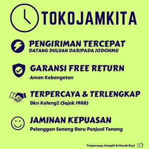 Jam Dinding Analog Hiasan Dinding Minimalis Modern Alari AL1187 Besar BestSeller Green