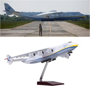 1:200 Scale AN225 Model Airplane Openable Cabin 17-inch Length Resin Aircraft Model Toy for Gifts and Collections