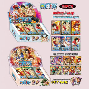 Bandai | One Piece Collections Rare Cards Box Booster Pack Anime Luffy Zoro Nami Chopper TCG Game Collectibles Card Child Birthday Gift