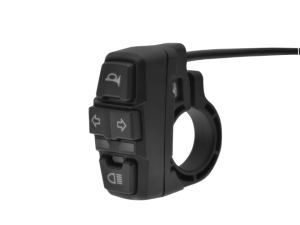 3 In1 Motorcycle Switch Electric Bike Scooter ATV Quad Light Turn Signal Horn ON