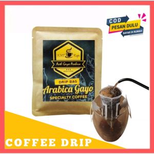 KOPI BUBUK ARABIKA GAYO ACEH ASLI ORIGINAL SACHETAN / DRIP BAG COFFEE BIJI HITAM ARABICA COFFEE BEAN