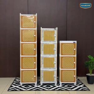 NAIBA SNAP BOX LEMARI PAKAIAN PLASTIK SERBAGUNA 1 PINTU SWING RAK MULTIFUNGSI [NAIBOX]