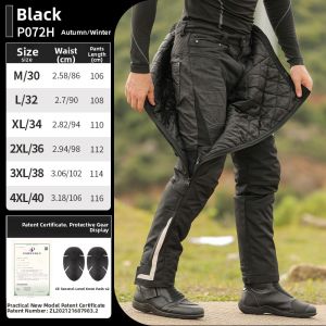 Scoyco | Quick-release Warm Insulated Windproof and Protective Motorcycle Pants
