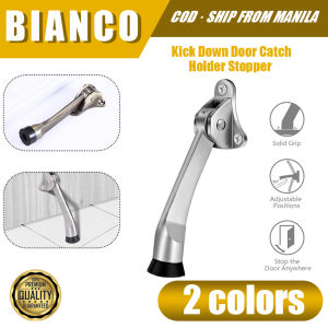 1pc Kick Down Door Stopper Zinc Alloy Rubber Buffer Stopper For Home Tools Accessories for Kitchen Bathroom Living room