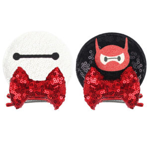 Herocross | Disney Glitter Disney Cartoon Minnie Mouse Ears Bow Hair Clips Kids Festival Hairpins DIY Party Barrettes Girls Hair Accessories