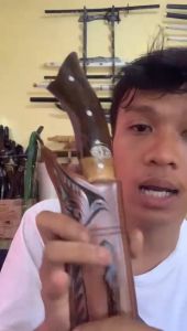 Golok Tebas Bambu Kayu Keras Cibatu Patimura Ukir: Alat Tukang Kayu Berkualitas