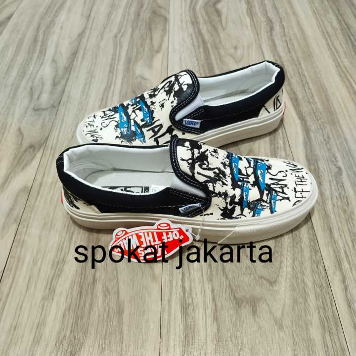 Sepatu VANS Slip On Vault Og Classic Slip On LX Ralph Steadman