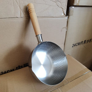 Japanese Style Small Saucepan 304 Stainless Steel Milk Cooking Pot No Coating for Noodle Cooking And Hot Milk Special Use
