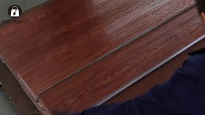 1PCS 3D vinyl floor sticker (91.44* 15.24cm) Self-adhesive PVC tile floor sticker waterproof and wear-resistant thickened home and office floor decoration