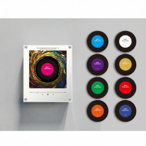Singing NFC Disk Magnetic Refrigerator Sticker