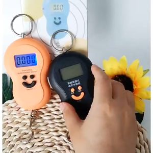 เครื่องชั่งอิเล็กทรอนิกส์ รับน้ำหนักสูงสุด : 50กก แบบพกพาในครัวเรือน ไม่มีแบตเตอรี่