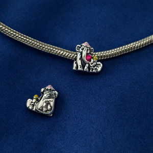 New Bestseller Original Charm BeadsMouse Charm Tiger Charm fox Charm Rabbit Charm BeadFit Pendant Bracelet Women Jewelry Gift