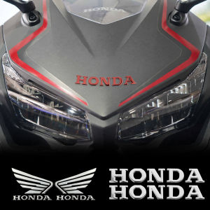 2 PCS Honda 3D Emblem Soft Adhesive Sticker Reflective Body Waterproof Decoration for Click 125i 150i Vario 125 150 Adv 160 150 Pcx160 Wave 100i Motorcycle Accessories