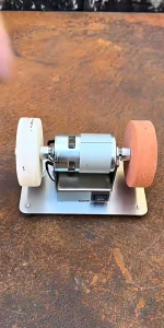 100W Double Grinder Machine Grinder 3 gears Electric Bench Grinder for Polishing Grinding Sharpening