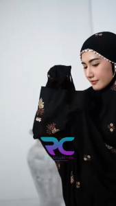 Raja Collection459 - Mukena Jumbo Dewasa Terusan Rayon Bordir Jameela (COD) TERUSAN