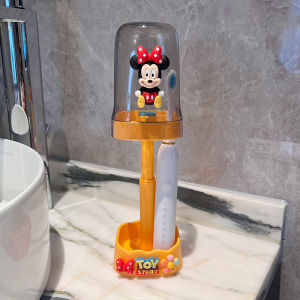 Cartoon Draining Toothbrush Cup Kids Inverted Gargle Cup Boys and Girls Tooth Cup Student Online Red Storage Electric Toothbrush