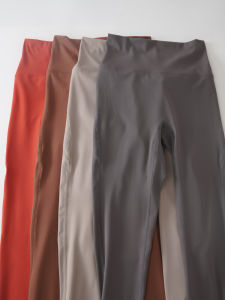 ชุดออกกำลังกายวิ่งสำหรับผู้หญิง กางเกงโยคะเอวสูง เอฟเฟกต์กระชับสัดส่วน กางเกงขายาวออกกำลังกาย กันแดด ดูดซับเหงื่อ แห้งเร็ว ระบายอากาศได้ดี