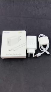 44W EU Flash Charger For Vivo IQOO Type C Cable Super Fast Charge Adapter Set for X200 X100 X90 X70 X60 Pro S12 S10 Z6 Neo 4 5 6