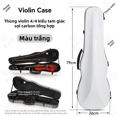 MLZH | Vỏ Đựng Violin Chống Va Đập Siêu Nhẹ
