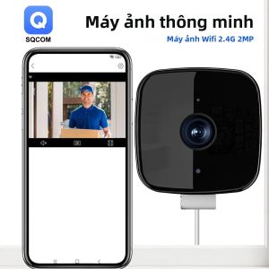 Camera Mini Cube Wifi 1080P Full-HD Camera IP An Ninh Với Âm Thanh Hai Chiều Phát Hiện Con Người Tầm Nhìn Ban Đêm Giám Sát Camera Quan Sát Trong Nhà Trong Nhà