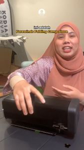 FORE WINDS - FOLDING CAMP STOVE FROM JAPAN FOLDABLE COMPACT STOVE FOR BACKPACKING CAMPING PICNIC OUTDOOR SURVIVAL