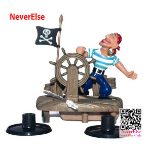 Fishtank Air Pump Aquarium Decoration Set Pneumatic Waterscape Resin Material Artificial Ornament Creative Decoration use with oxygen pump air bubble Frog/Shipwrecks/Dinosaur/Pirate Shape Aquarium Fishtank Decor  Air Pump Drive Aquarium Accessories