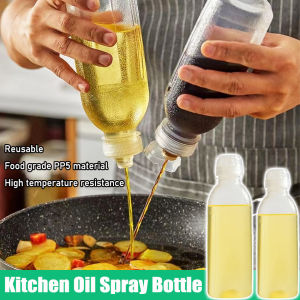 Oil Bottle Kitchen BBQ Condiment Squeeze Bottles Cooking Baking Ketchup Mustard Mayo Hot Sauces Olive Oil Spray Bottle