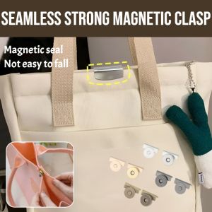 Seamless Strong Magnetic Clasp Clip On Sewing Free Magnetic Snap Button Handbag Curtain Accessories Metal Sewing-Freemagnet Buckle