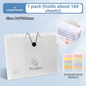Multi-layer File Folder Transparent Classification Document