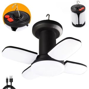 XIWANGFIRE | Đèn Lồng Cắm Trại LED Có Thể Gập Lại Đèn Treo Lều Có Thể Điều Chỉnh Đèn Pin Khẩn Cấp Di Động Dùng Cho Cắm Trại Đi Bộ Đường Dài Khi Mất Điện - Dụng Cụ Ngoài Trời Dành Cho Người Lớn