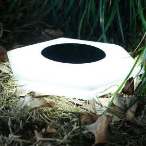Solar LED Ground Lights Outdoor Waterproof Lawn Lamp Intelligent Light Control Sensor Garden Courtyard Landscape Atmosphere Decor Lights