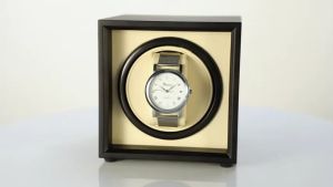Automatic Single Watch Winder Box Quiet Motor Automatic Watch Winder Vertical Watch Winder Powered by USB Type C
