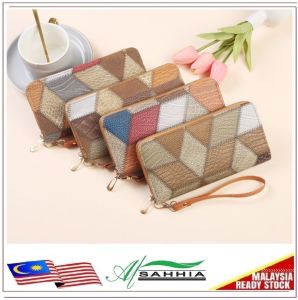 12Y3 Al Sahhia Dompet Panjang Syiling Pemegang Kad Wanita ( Colorful Purse Lady Women Multi-slot Card Clutch Wallet Bag )