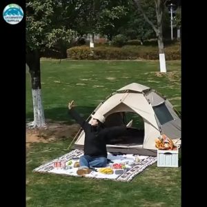 2/4/6 Person Foldable Camping Tent Hydraumatic Pop up Waterproof Automatic Camping Tent For Outdoor