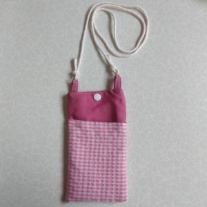 Tas Hp Kain Tali Paracord Motif Salur - Sling Bag Phone