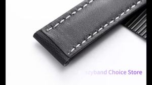 Nylon Leather for Panerai Watch Strap 20mm 22mm 24mm 26mm Men Woman Bracelet for Seiko Watch Band Business Soft Black Wrist Belt