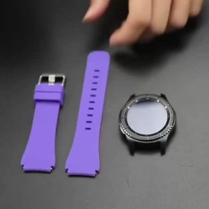 22mm Silicone Watch Band For Amazfit Active Max Replacement Strap For Amazfit Balance 2/Bip 6 5/GTR 4 3 2 2e 47mm/Stratos 3/Pace