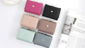 JSM - D281 Dompet Wanita Dompet Lipat 3 Dompet Clutch Import