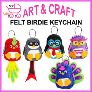 BabyYaya Felt Birdie Plushie Keychain Kit Rantai Kunci Burung Sewing Kit DIY Handmade Mainan Kanak Education Toy