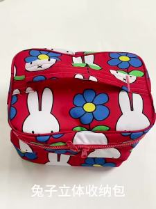 Kawaii Miffy Dung Tích Lớn Túi Trang Điểm Di Động Đa Năng Túi Bảo Quản Du Lịch Cho Bé Gái In Hình Dễ Thương Cầm Tay Quà Tặng Đồ Chơi