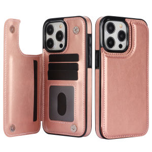 Flip PU Leather Phone Case for IPhone 17 Air 18 16 15 Plus 14 3 12 11 Pro Max Wallet with Card Holder Shockproof Cover