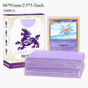 Standard Size Card Sleeves Premium Perfect Exact Fit Inner Card Sleeves with Pokemon Cards for TCG MTG Sports Cards 